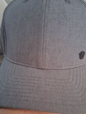 No Bad Ideas Gray Structured Cap with Subtle Logo L_Xl